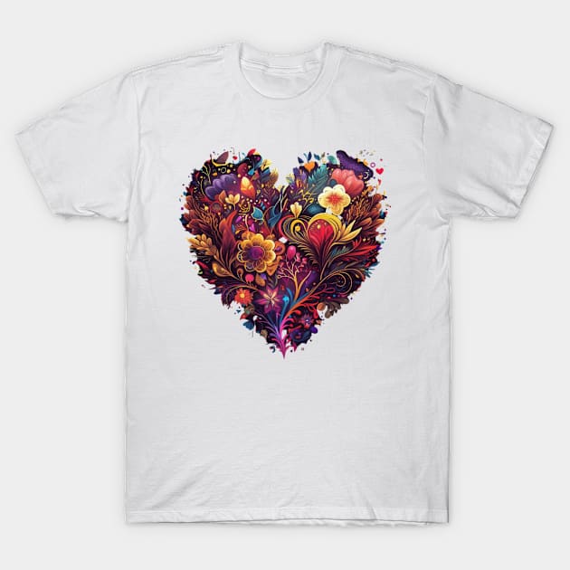 Heart of Love T-Shirt by Stupid Coffee Designs